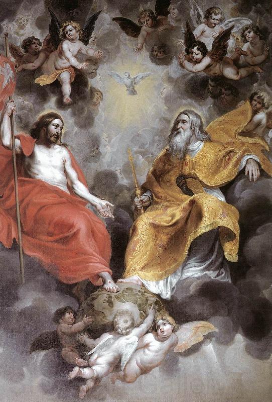 BALEN, Hendrick van Holy Trinity Spain oil painting art
